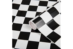 d-c-fix vinilo adhesivo muebles Monza en blanco y negro autoadhesivo impermeable decorativo para cocina, armario, puerta, mesa papel pintado forrar rollo láminas 45 cm x 2 m