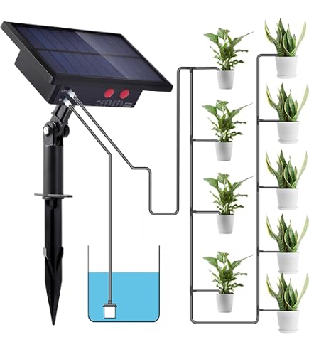 Sistema Di Irrigazione Automatica A Goccia 360° Per Giardino, Kit Da 10m Con Ugelli In Ottone Regolabili