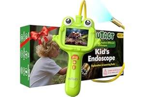 OUTACT Endoscopio per Bambini,Impermeabile IP67 con 8 LED,giocattoli educativi per Ragazzi e Ragazze 4-12 Anni,Giocattoli per Esplorazione All'aperto,Regalo di Compleanno di Natale