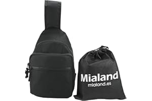 MIALAND Bolso para hombre | FABRICADO EN ESPAÑA PRECIO DE LANZAMIENTO | CALIDAD | mochila cruzada hombre | Mochila bandolera cruzada | Para llevar como mochila cruzada | ideal para usar a diario |