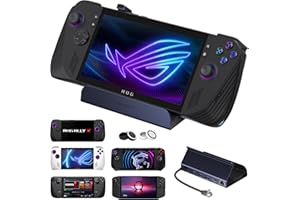 iVANKY 8-in-1 ROG Ally X Dock con HDMI 2.1 4K@144Hz, 3*USB-A 3.0, Carica USB-C da 100W, Ethernet da 1Gbps, Docking Station Compatibile con ASUS ROG Alloy X/Lenovo Legion go/Valve Steam Deck OLED