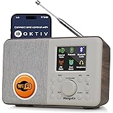 MangoKit SR10 İnternet Radyo,WiFi Radyo,Podcast Oynatıcı,Bluetooth Hoparl&ouml;r,Akıllı Radyo, Taşınabilir FM Radyo, Şebeke ve Ak&uuml;