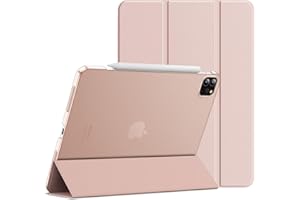 JETech Etui dla iPad Pro 11 Cala, 2022/2021/2020/2018 Model, Obsługuje Ładowanie Pencil, Automatyczne Budzenie/Usypianie (Różowe złoto)