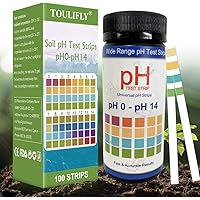 Teststreifen Boden pH Wert,pH Wert Boden,pH Teststreifen Boden,pH Messgerät Boden,Boden pH Wert,Boden pH Teststreifen,0…