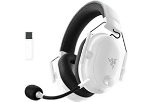 ‎RAZER Razer BlackShark V2 Pro (2023) Wireless Premium E-Sports Headset (HyperClear Super Wideband Microphone, Triforce Titanium 50 mm Driver, HyperSpeed Wireless Technology, Up to 70 Hours Battery), White