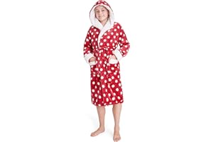 CityComfort Robe de Chambre Enfant Fille en Polaire