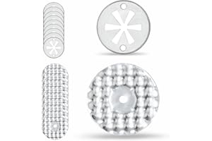 L & P CAR DESIGN 10 zestawów blach ochronnych przed wysoką temperaturą, zestaw naprawczy do samochodu, klipsy ochrony przed wysoką temperaturą, blacha termiczna wydechu, mocowanie z tarczami zaciskowymi, metalowe