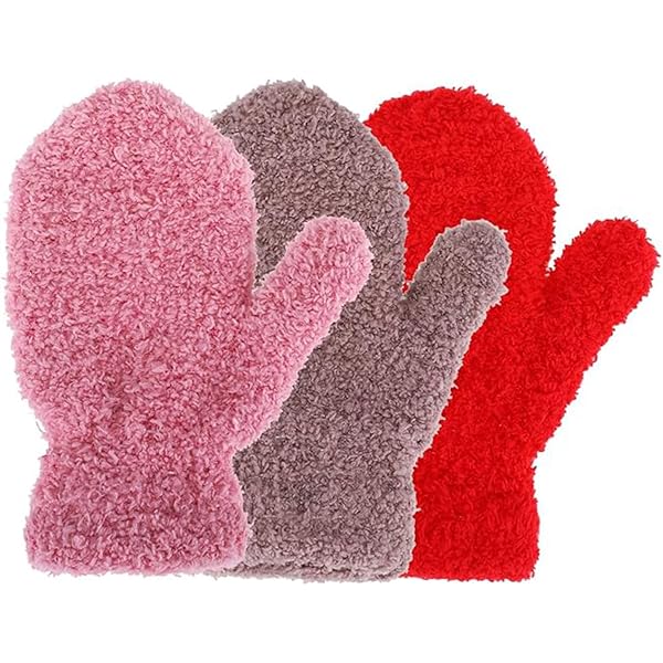 Gants A Rabat De Dinosaure De Dessin Anime-Gants Chauds Demi-Doigt Pour Enfants-Gants Peluche Gants A Rabat De Dinosaure De Dessin Anime-Gants Chauds Demi-Doigt Pour Enfants-Gants Peluche
