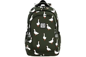 FunlyKid Schulrucksack für Mädchen – ultraleicht Schulranzen mit Brustgurt, Rucksack für Schule ab der 1. Klasse, Reflektierende Elemente, Wasserdicht Backpack, Geschenke fur Kinder und Teenager.