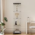 Beauty4U 4-Shelf Glass Display Cabinet, 64" Single Door Showcase Cabinet for Storage Collectables, Simple Quick Installation, Black