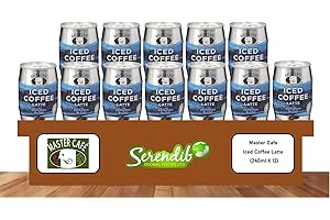 GUDZ Master Café Iced Coffee Latte Cans 240ml (Pack of 12)