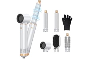 ‎UMIGA Hairstyler Airstyler Multi-Haarstyler 5 in 1,Haarfön Ionic Air Curler, 3 Temperatur und Windgeschwindigkeit, Haartrockner Stylingbürsten,für schnelles Trocknen Styling Curling Glätten Haar