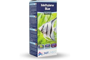 NT Labs Methylene Blue, Aquarium Fish Medicine, Treats Bacterial/Fungal & External Protozoan Parasitic Infections of Fish/Fry & Eggs, For Coldwater & Tropical Aquariums (100ml - Treats 900L)