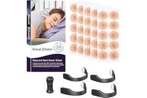 PUO 30Pairs Magnetic Nose Strip for Breathing, Snoring Aids for Men and Women, Anti Snoring Devices, Magnetic Nasal Strips Dilator Comfort-Fit Design for Home, Travel, and Business Trips