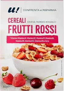 U! Confronta & Risparmia Fiocchi di Riso con Frutti Rossi 300g