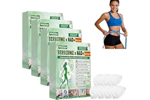 Parche de Microagujas Nano Avanzado de Moringa 10 en 1,nuevo parche de microagujas,berberina para adelgazar, parches de metabalance profesional para hombres y mujeres (28pcs)
