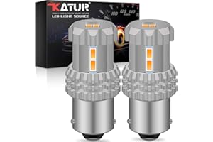KaTur BAU15S 7507 1156PY PY21W żarówki LED o dużej mocy, 12 szt. chipsetów 3020SMD, niezwykle jasne, 2800 lumenów, używane do świateł kierunkowskazu, światła tylnego, światła hamowania, bursztynowe