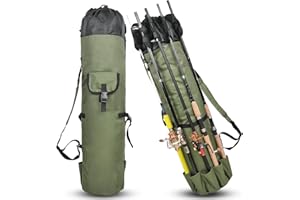 Shaddock Sac Souple de Transport de Canne à pêche et Bobine