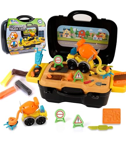 3 Year Old Play Doh Wheels Play-Doh Wheels Tractor Farm Toy Set With Horse Trailer Mold - 3 Non-Toxic Play-Doh Cans Included For Kids 3 Playdoh Sets