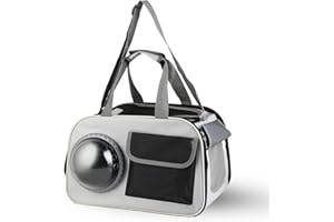 LROCOTANC ‌Transporter dla Psów i Małych Zwierząt 45x26x28 cm - Torba-Transporter Składany Autobox do Podróży Samochodem i Samolotem