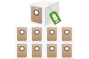 KGC 8 Bolsas de Recambio para Conga 2299/2499/7490/8290 Repuestos Recambio 4.5L Compatible con Cecotec Immortal/Ultra Power (Excluye 7490 Ultimate Genesis)