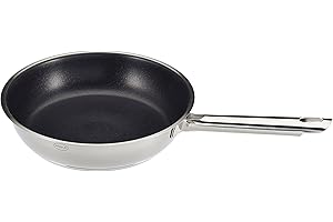 Rösle Elegance - Padella universale con rivestimento antiaderente ProPlex, 24 cm, acciaio INOX 18/10, adatta per induzione, lavabile in lavastoviglie