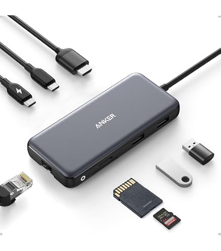 Anker 575 USB-C Hub (12-in-1, Dual HDMI, DP), Triple Display
