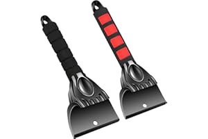 YUEBAOWAN Ice Scraper for Car Windscreen, Car Ice Scraper Non Scratch, Car Scraper Windscreen Scraper, Remove Ice, Snow and Frost from Windscreens and Side Windows Easily, Ice Scrapers for Cars, Trucks and SUVs