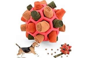 JODSEN Sniffing Ball per Cani, Tappetino Snuffle Interattivo, Gioco Sfera Puzzle, Tappeto Olfattivo Nascondi Cibo, Addestramento per Cani di Piccola e Media Taglia