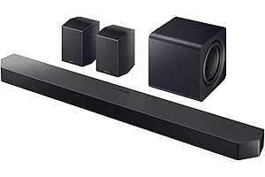 Samsung Barra de Sonido HW-Q990F/ZF 2025 - Dolby Atmos inalámbrico, Q-Symphony,11.1.4 Canales, SpaceFit Sound Pro y Compatible con asistentes de Voz