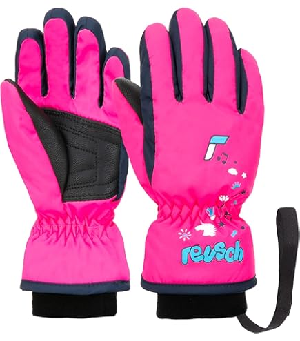 Reusch Baby Meisjes AKI Wanten Extra Ademend Winddicht Skihandschoenen Dagelijkse Handschoenen Sneeuw Slederen Babyhandschoenen Winterhandschoenen, roze, I
