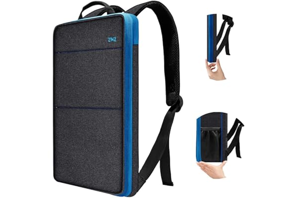 ZINZ Sac à Dos Fin et Extensible pour Ordinateur Portable, Résistant à l'eau, Compatible avec MacBook Pro 14" M4/M3/M2/M1, Mac Air/Pro 13,3", XPS 13 14 et la plupart des PC 13"-14",B01BL01