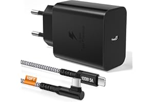 ACEZEEK 45W USB C Ladegerät mit 3M USB C Kabel, USB C Netzteil Schnellladegerät USB C Ladegerät,für Galaxy S23/S22/S21/Note 20/10/S21S10,Galaxy Tab S8/S7,MacBook,iPad Pro etc,PPS Ladegerät(schwarz)