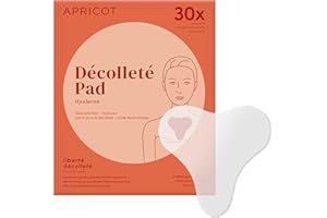 APRICOT BEAUTY & HEALTHCARE APRICOT Beauty patch anti rides décolleté à l'acide hyaluronique I Coussinets de poitrine en silicone réutilisables I Patch anti rides "liberté décolleté" I Made in Germany