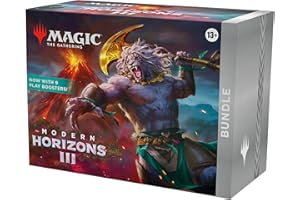 Magic: The Gathering Modern Horizons 3 Zestaw — 9 pakietów Play, 30 kart krain + wyjątkowe akcesoria (Wersja Angielska)