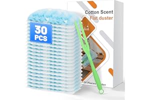 ‎WLICH Staubwedel Nachfüllpackungen Set, 30 Stück Kompatibel mit Swiffer Mikrofaser Staubmagnet Nachfüllpack mit 1 Stück Handgriff, Einweg Staubwischer gegen Staub für Zuhause Büro