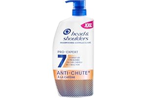 Head & Shoulders Shampooing anti-pelliculaire Pro-Expert 7 Défense contre les chutes de cheveux avec pompe à caféine 800 ml Combat 7 problèmes de cuir chevelu pour une protection complète du cuir