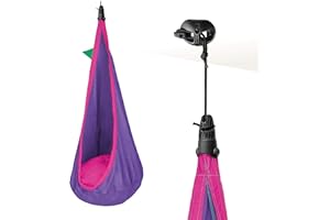 ‎LA SIESTA LA SIESTA - Joki Lilly - Kinder-Hängehöhle aus Bio-Baumwolle + integrierter Befestigung