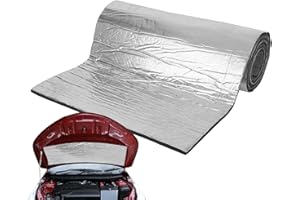 EVIKOO Foglio Isolante Termico Per Auto, Foglio Isolante Spesso Per Autoveicoli, Fonoassorbente Termico Firewall Con Materiale Di Fascia Alta Per Auto SUV