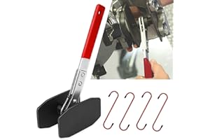 CHANG QI Bremskolbenrücksteller Bremskolben Rückstellwerkzeug 7-Teiliges Set Ratschen-Bremssattelpresse mit 4 Bremsbelag Ersatzhaken Bremssattelwerkzeug für die Reparatur von Autobremsen