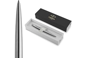 Parker 1953170 Jotter Ballpoint Pen, Stainless Steel With... - 81 ريال