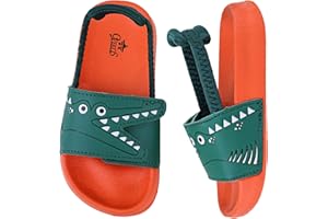 LANIVIC Sandali Estive Ragazzi Ragazze Pantofole da Piscina Banda Elastica Antiscivolo Bambini Ciabatte da Spiaggia ada Interno E da Esterno