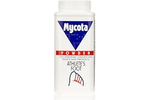 Mycota Powder 70g, Treats and Prevents Athlete's Foot, Relieves Itching and Irritation