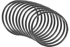 QUARKZMAN Nitrile Gomma O-Ring 50mm x 45mm x 2,5mm Guarnizioni di Tenuta Anelli Rubinetti Rotondo Guarnizione Rondella per Rubinetto Idraulica Riparazione Sigillatura Connessione, 10 Pezzi