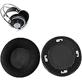 K712 Ohrpolster Ersatz OhrKissen Muffs Teile Kompatibel mit AKG K702 K701 K601 K612 K712 Q701 Q702 Kopfhörer. (Schwarz)