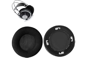 SINDERY K701 nauszniki zamienne nauszniki poduszki tłumik części naprawcze kompatybilne ze słuchawkami AKG K701 K702 K601 K612 K712 Q701 Q702. (czarne)