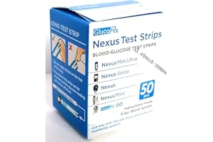 GlucoRx Nexus Test Strips (50)