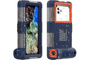 SHELLBOX Funda Impermeable para Smartphone IPX8, Funda Impermeable, para iPhone 11 Pro 11 Pro MAX 12 Pro MAX 12 Pro MAX Samsung Huawei Google OnePlus Xiaomi Redmi Motorola LG