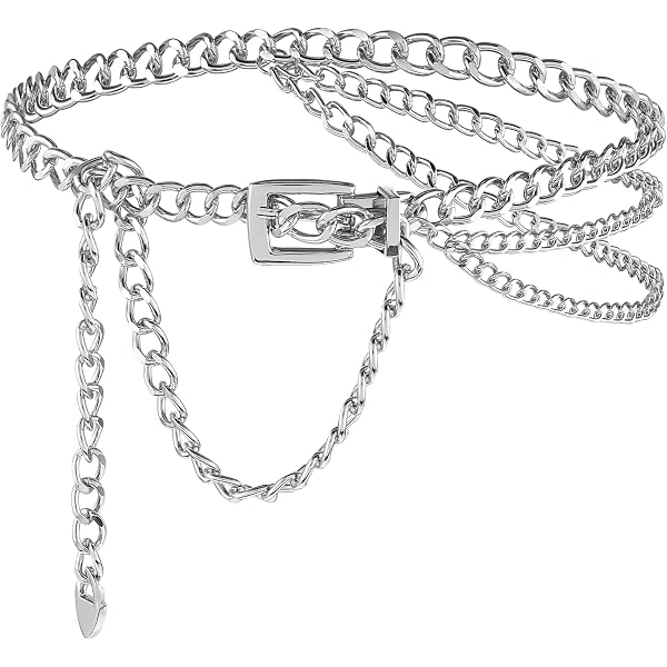 Ceinture Chaîne Dorée Multicouche Pour Femmes - Chaîne Taille Or Réglable Avec Perles Pour Robe, Jeans Et Fête