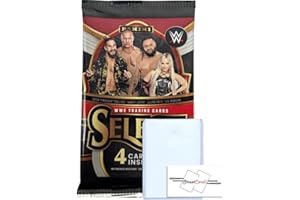 2024 Panini Select Wrestling WWE Blaster Packs/Box Trading Cards + Toploader(s) + StreetCards Magnet! (1 Pack + 1 Toploader)